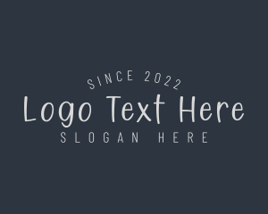 Brand - Brand Advisory Wordmark logo design