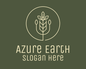 Agriculture Crop Plant logo design