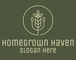 Agriculture Crop Plant logo design