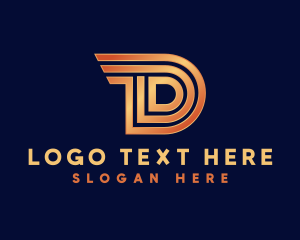 Letter D - Generic Industrial Letter D logo design