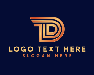 Lettermark - Generic Industrial Letter D logo design