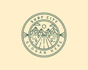 City Mountain Adventure logo design