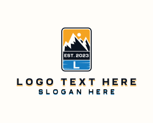Travel - Mountain Summit Trekking logo design
