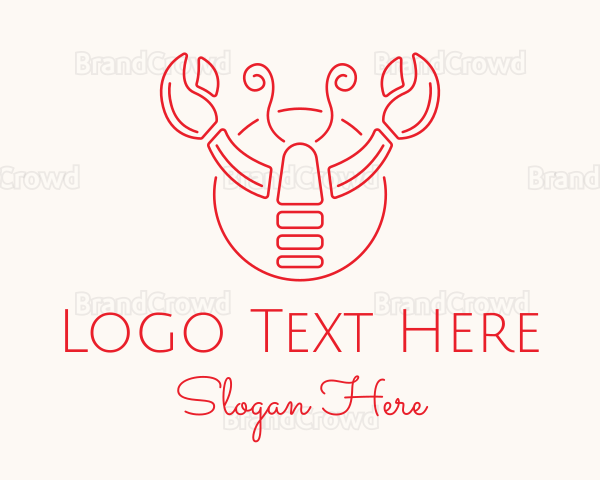 Red Lobster Claws Logo | BrandCrowd Logo Maker