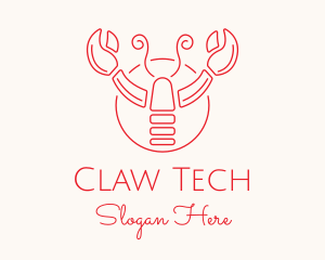 Claw - Red Lobster Claws logo design
