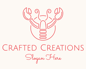 Red Lobster Claws logo design