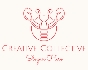 Red Lobster Claws logo design