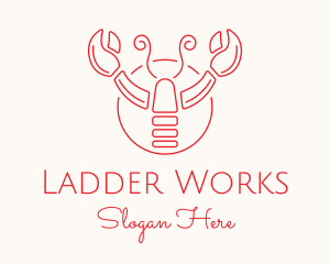 Red Lobster Claws logo design