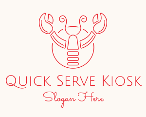 Red Lobster Claws logo design