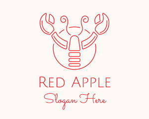 Red - Red Lobster Claws logo design