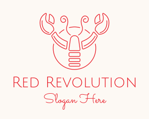 Red Lobster Claws logo design