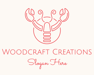 Red Lobster Claws logo design