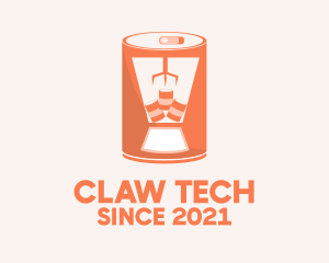 Claw - Drink Can Claw Vending Game logo design