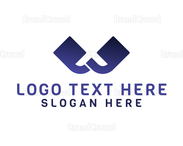 Quote Letter W Logo