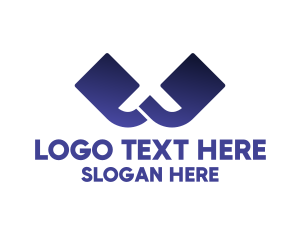 Letter W - Quote Letter W logo design