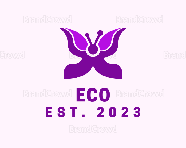 Insect Butterfly Wings Logo