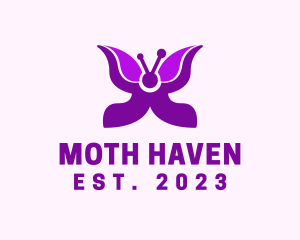Moth - Insect Butterfly Wings logo design