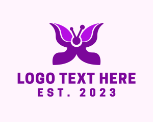 Fashion - Insect Butterfly Wings logo design