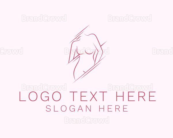 Naked Woman Body Logo