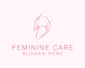 Naked Woman Body Logo