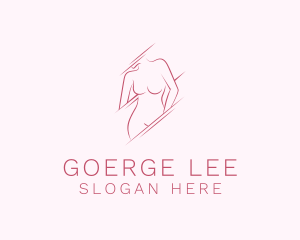 Naked Woman Body Logo