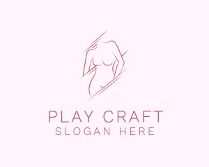 Naked Woman Body Logo