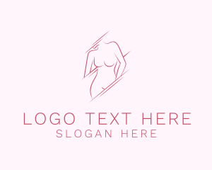 Naked Woman Body Logo