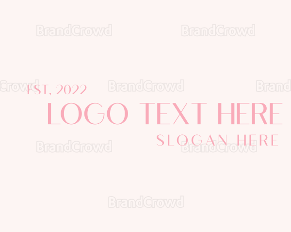 Feminine Beauty Salon Logo