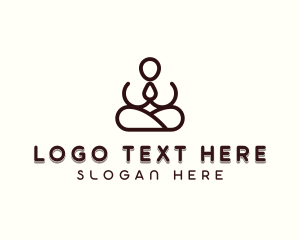 Spiritual - Meditation Yoga Wellness logo design