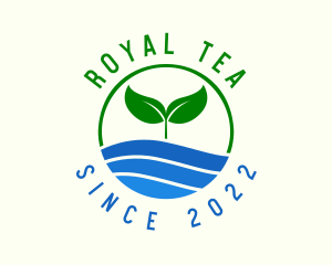 Herbal Tea Leaf logo design