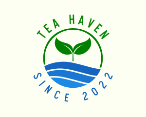 Herbal Tea Leaf logo design