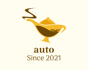 Mystical - Genie Lamp Coffee logo design