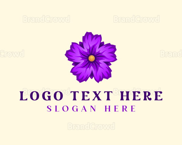 Natural Flower Bloom Logo