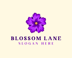 Natural Flower Bloom logo design