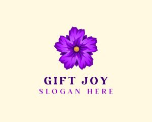 Natural Flower Bloom logo design