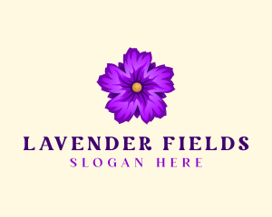 Lavender - Natural Flower Bloom logo design