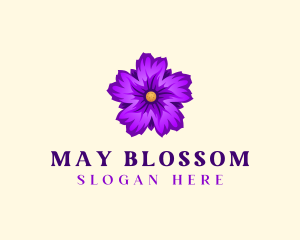 Natural Flower Bloom logo design