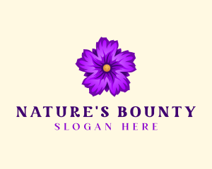 Natural Flower Bloom logo design