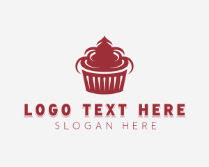 Pastry - Cupcake Pastry Snack logo design