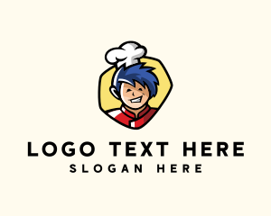 Gourmet - Asian Restaurant Chef logo design