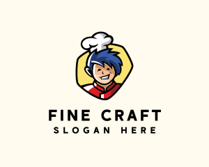 Asian Restaurant Chef logo design