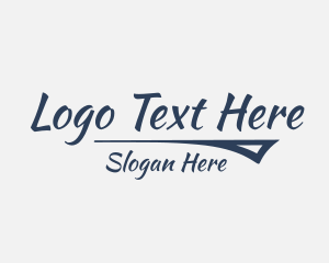 Clothing Apparel - Calligraphy Ink Business logo design