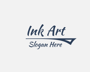 Calligraphy - Calligraphy Ink Business logo design
