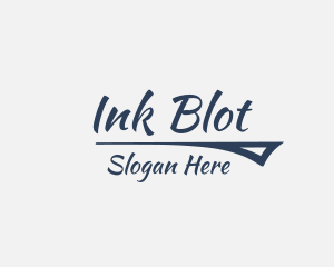 Calligraphy Ink Business logo design