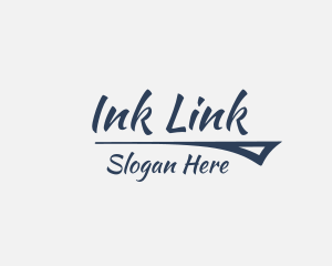 Calligraphy Ink Business logo design