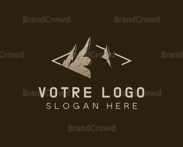 Mountain Outdoor Trekking Logo