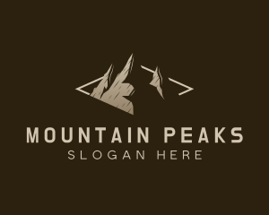 Himalayas - Mountain Outdoor Trekking logo design