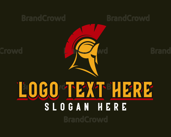 Spartan Knight Helmet Logo