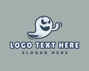 Fang - Spooky Soul Ghost logo design
