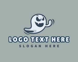 Spooky Ghost Spirit Logo